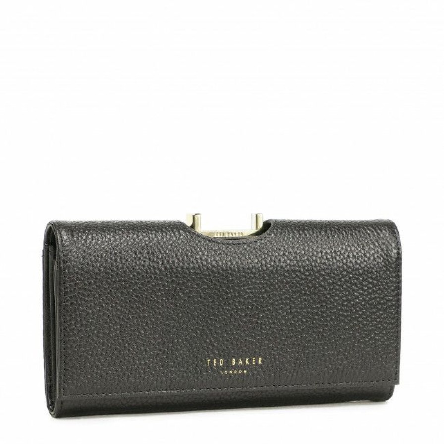 Accessories * | Women'S Wallets Large Women'S Wallet Ted Baker Bita 254037 Black Black