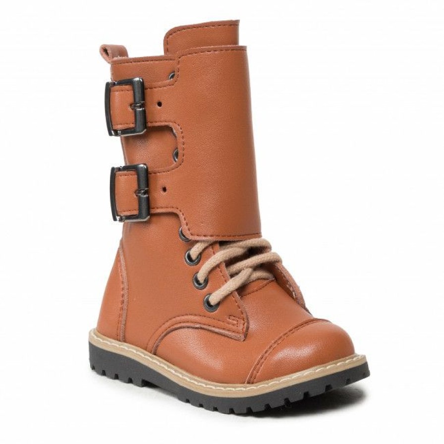 Kids' Shoes * | Jackboots Knee High Boots Zarro D118 Camel Brown