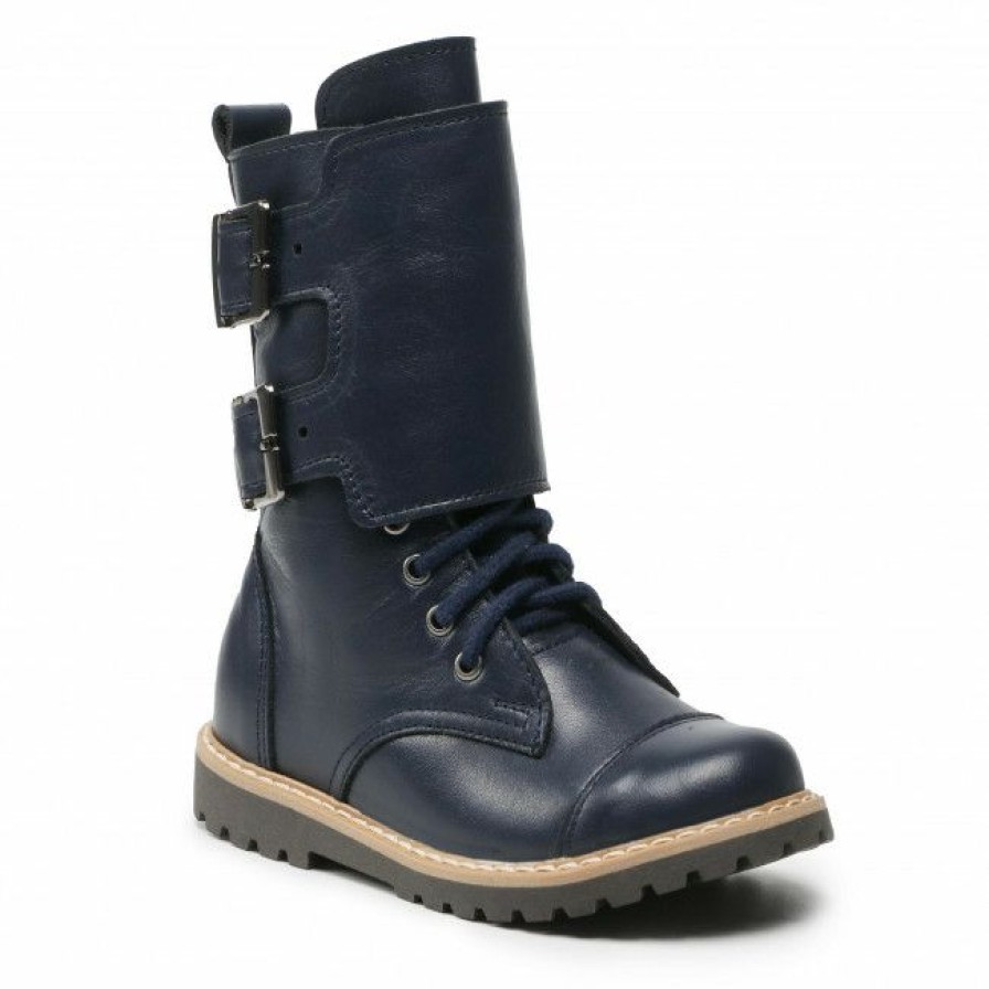 Kids' Shoes * | Jackboots Knee High Boots Zarro D140 Navy Blue Navy Blue