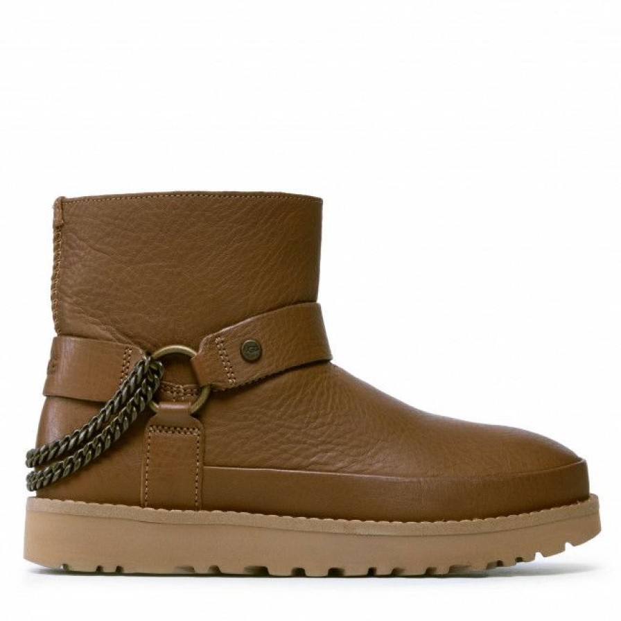 Kids' Shoes * | Ankle Boots Ugg W Deconstructed Mini Chains 1120694 Che Brown