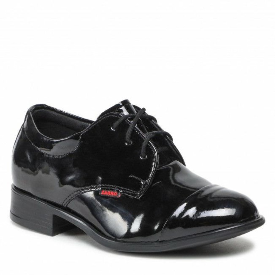 Kids' Shoes * | Communion Shoes Zarro 2073 Czarny Lak. Synt. Black