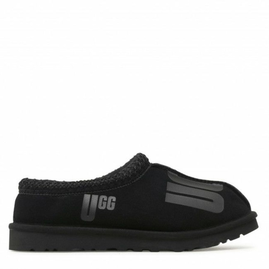 Men'S Shoes * | Slippers Ugg M Tasman Scatter Graphic 1135234 Blk Black