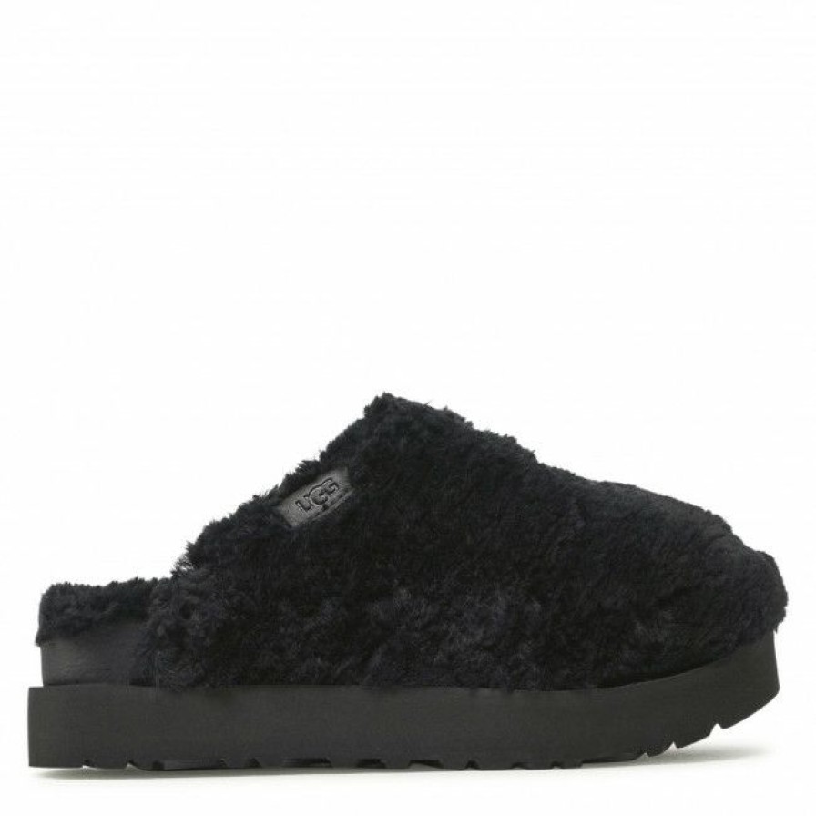 Men'S Shoes * | Slippers Ugg W Fuzz Sugar Slide 1135132 Blk Black