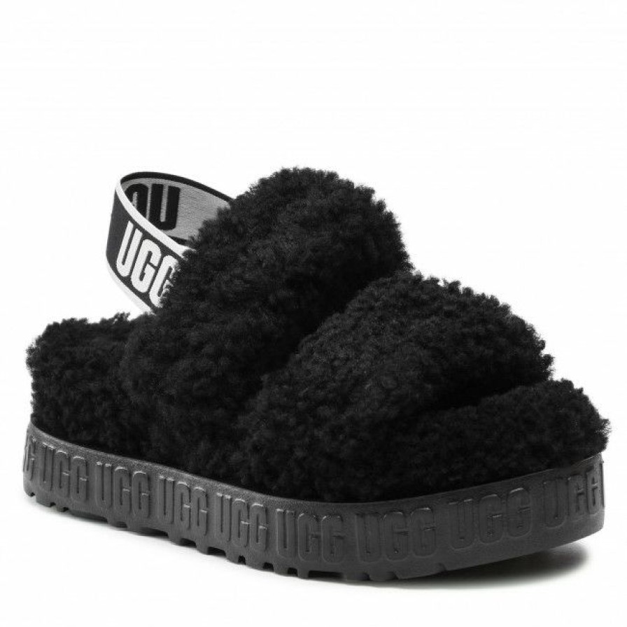 Men'S Shoes * | Slippers Ugg W Oh Fluffita 1120876 Blk Black