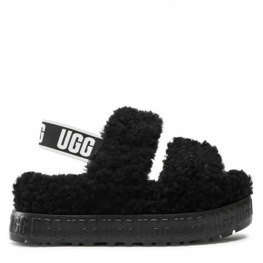 Men'S Shoes * | Slippers Ugg W Oh Fluffita 1120876 Blk Black