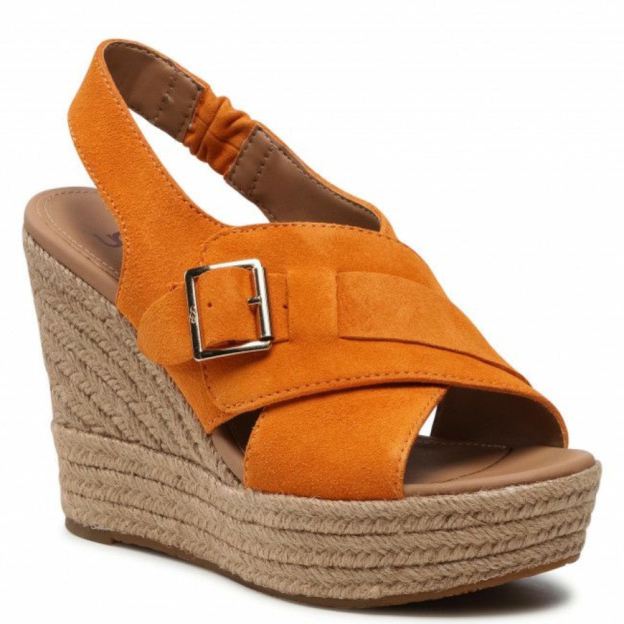 Men'S Shoes * | Espadrilles Ugg W Claudeene 1117327 Cpsd Orange