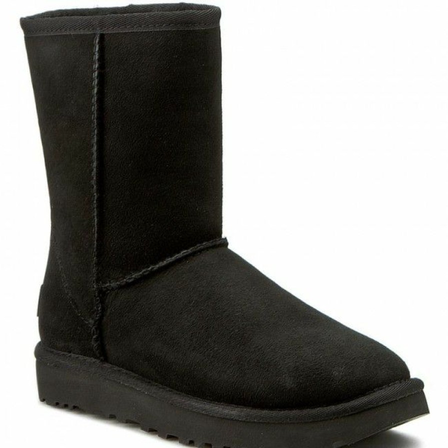 Kids' Shoes * | Shoes Ugg W Classic Short Ii 1016223 W/Blk Black