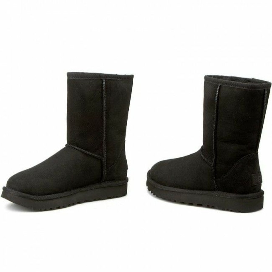 Kids' Shoes * | Shoes Ugg W Classic Short Ii 1016223 W/Blk Black