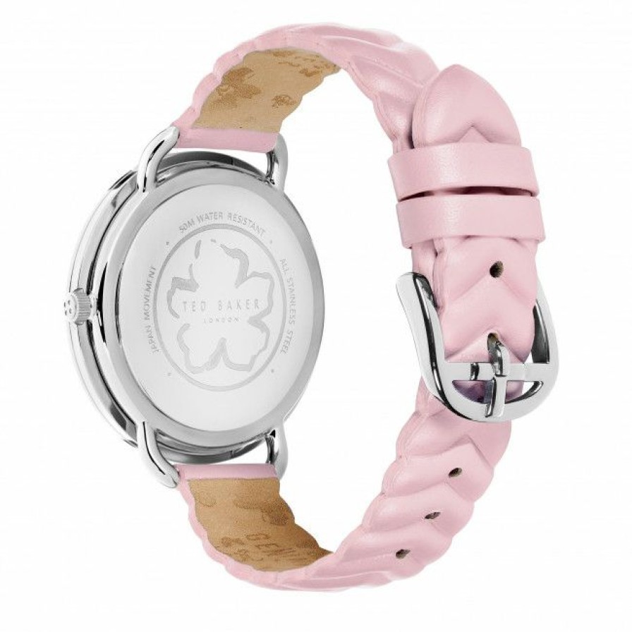 Accessories * | Women'S Wristwatch Ted Baker Bkphts212 Rose/Silver Pink, Silver