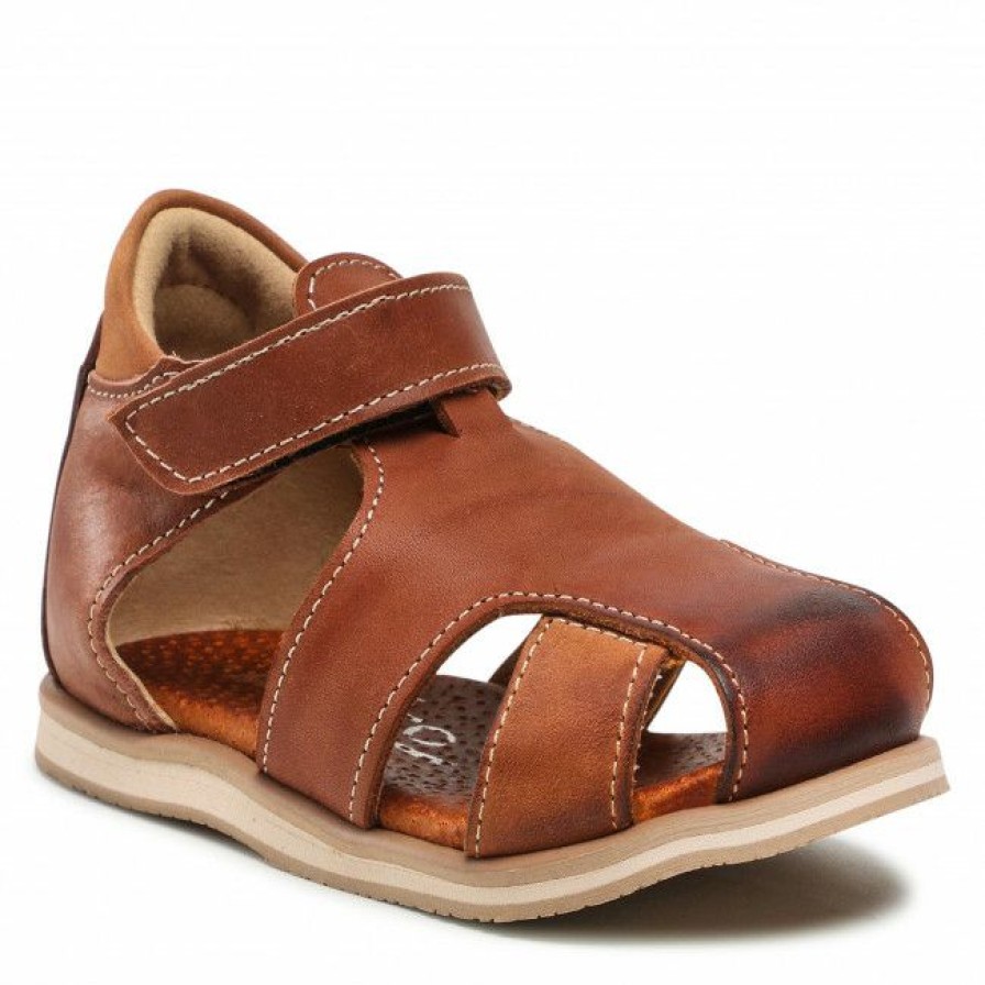 Kids' Shoes * | Sandals Zarro Dz9 Braz/Camel Brown