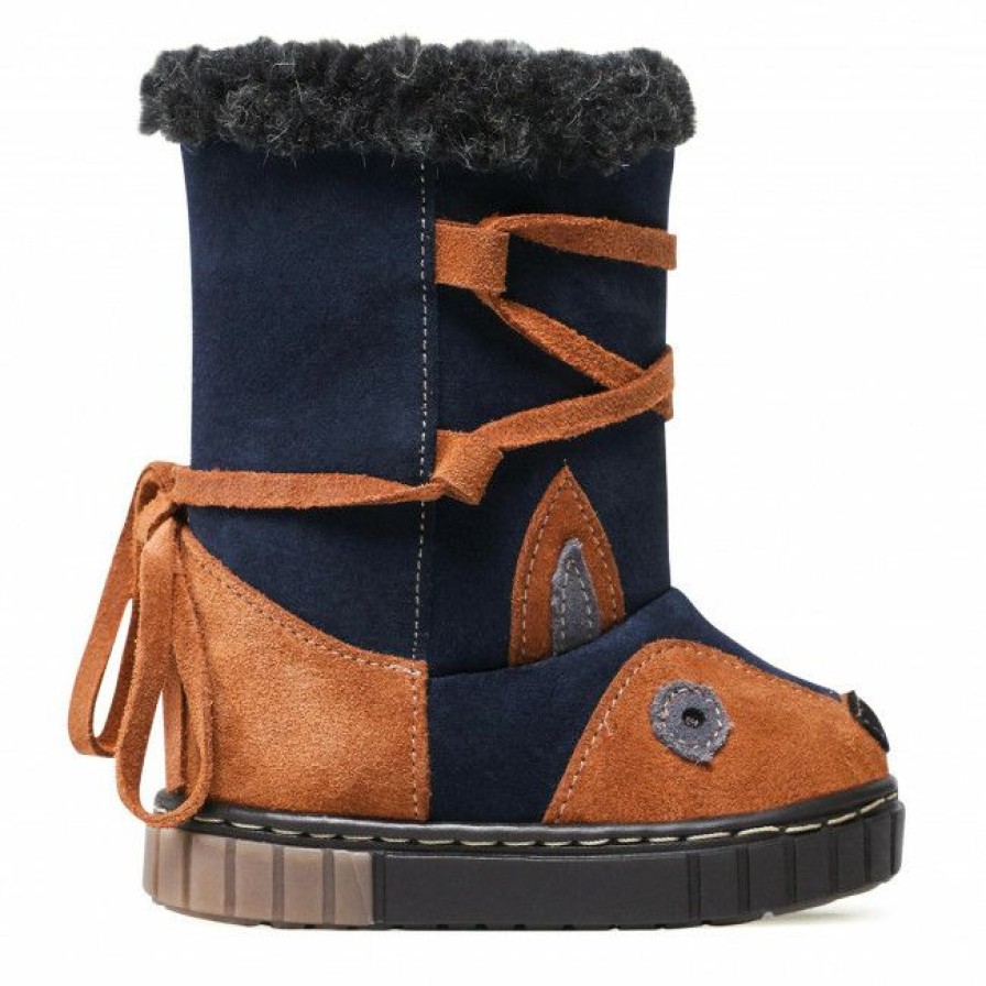 Kids' Shoes * | Jackboots Knee High Boots Zarro D160 Granat/Braz Navy Blue