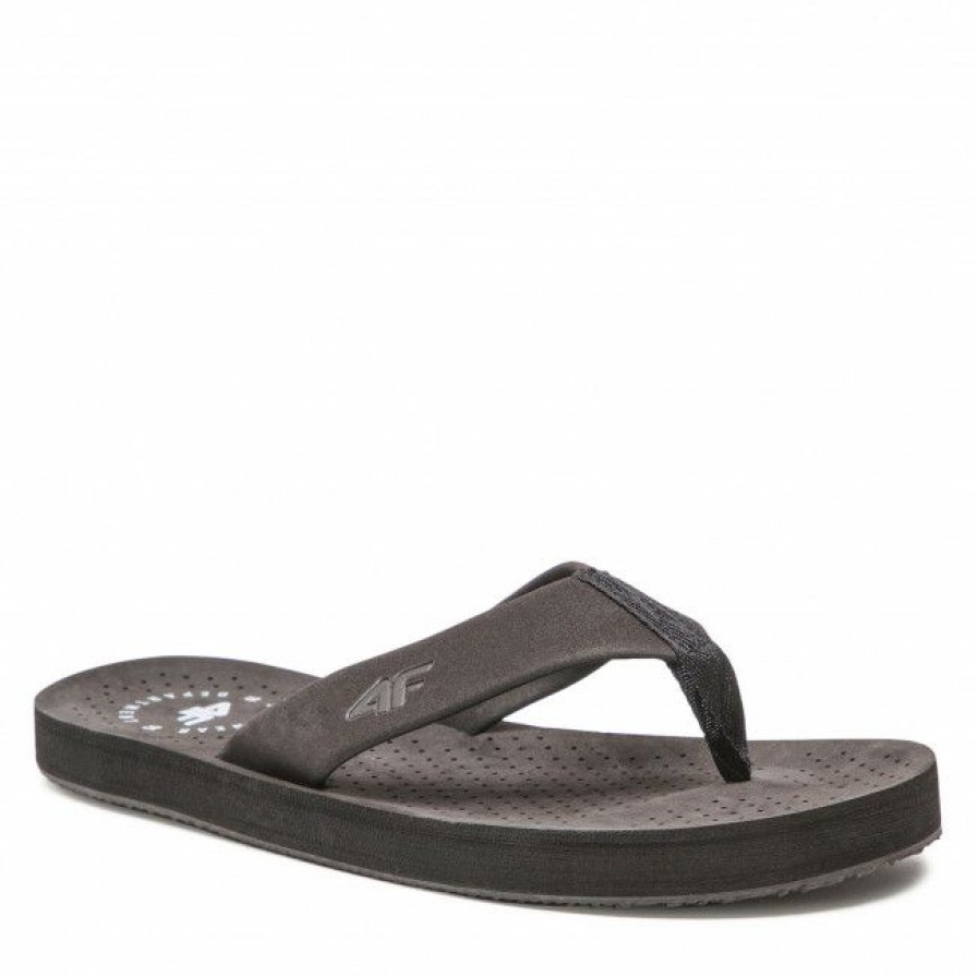 Men'S Shoes * | Flip-Flops Flip Flops 4F H4L22-Klm005 20S Black