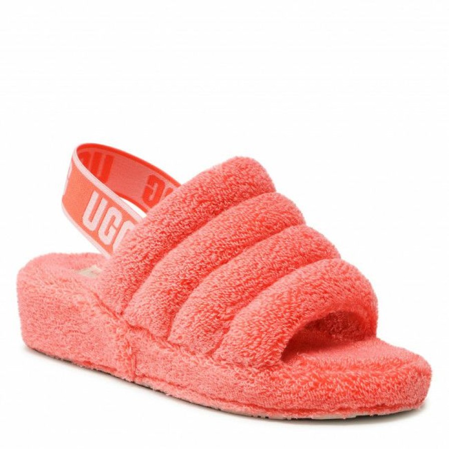 Men'S Shoes * | Slippers Ugg W Fluff Yeah Terry 1127116 Pblss Orange