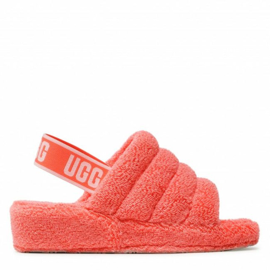 Men'S Shoes * | Slippers Ugg W Fluff Yeah Terry 1127116 Pblss Orange