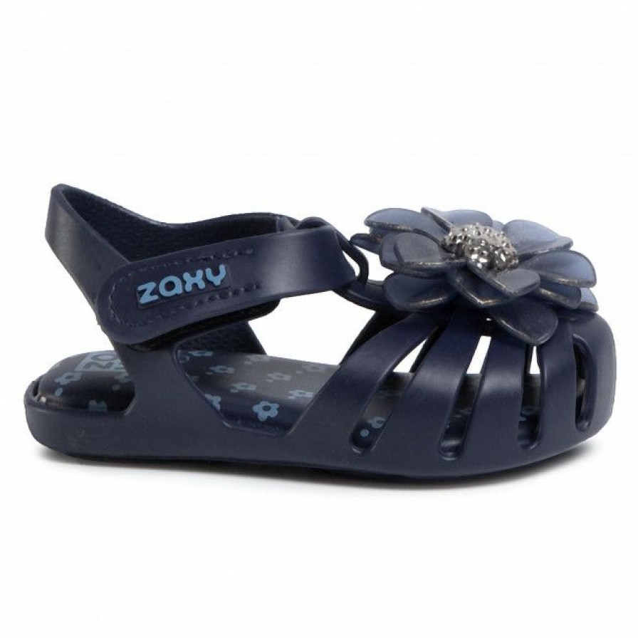 Kids' Shoes * | Sandals Zaxy Flower Ii Baby 83031 Granat 01682 Ff385015 Navy Blue