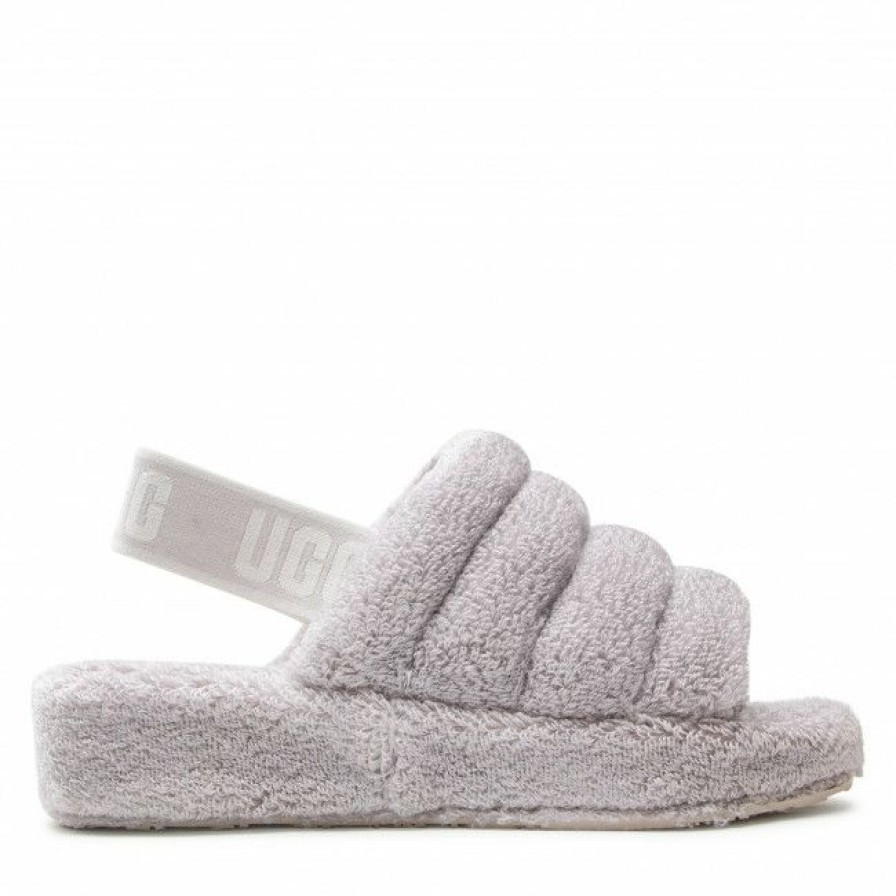 Men'S Shoes * | Slippers Ugg W Fluff Yeah Terry 1127116 Mgr Grey