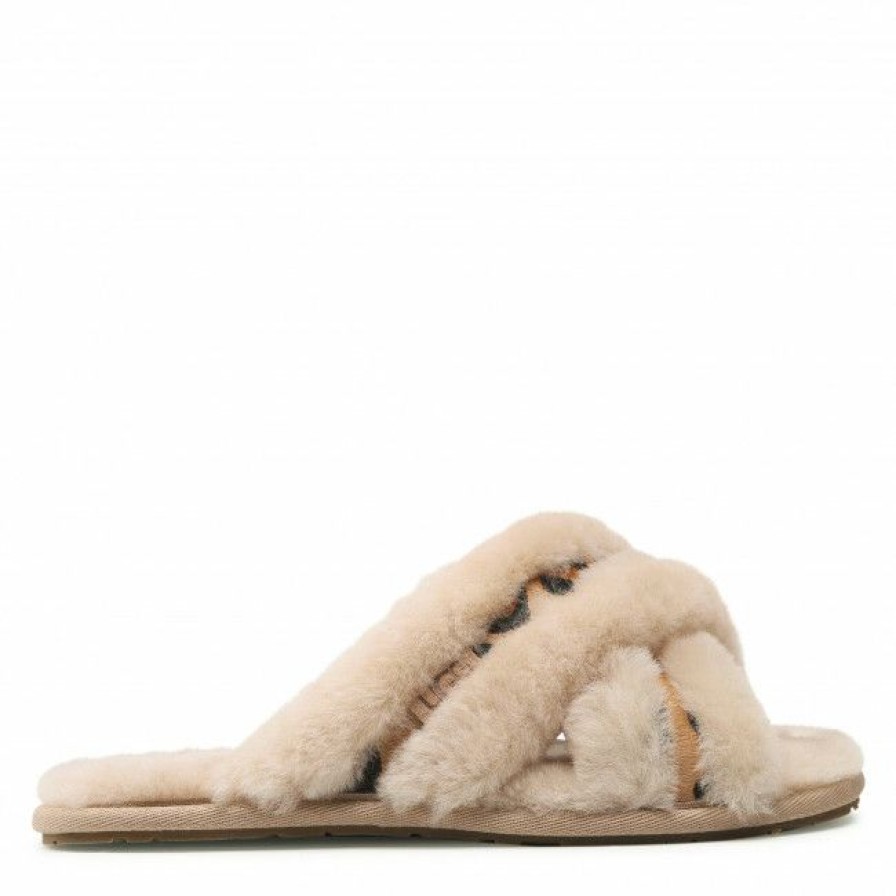 Men'S Shoes * | Slippers Kapcie Ugg W Scuffita Spotty 1134994 Nat Beige