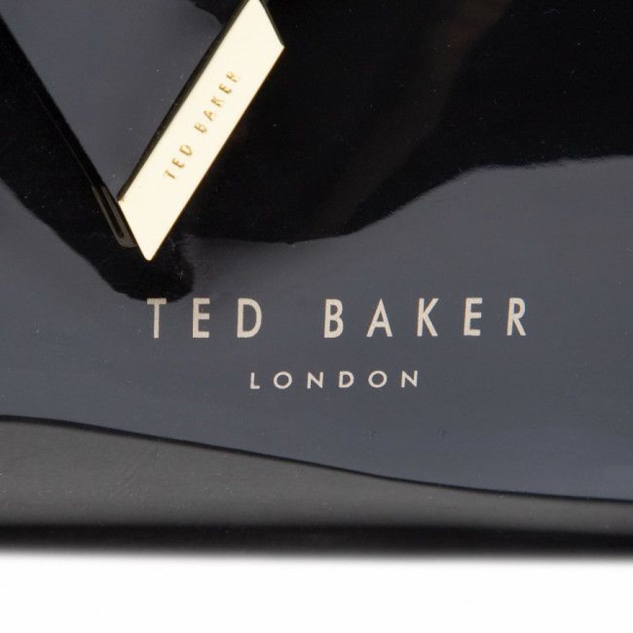 Accessories * | Leather Beauty Case Ted Baker Nicolai 254144 Black Black