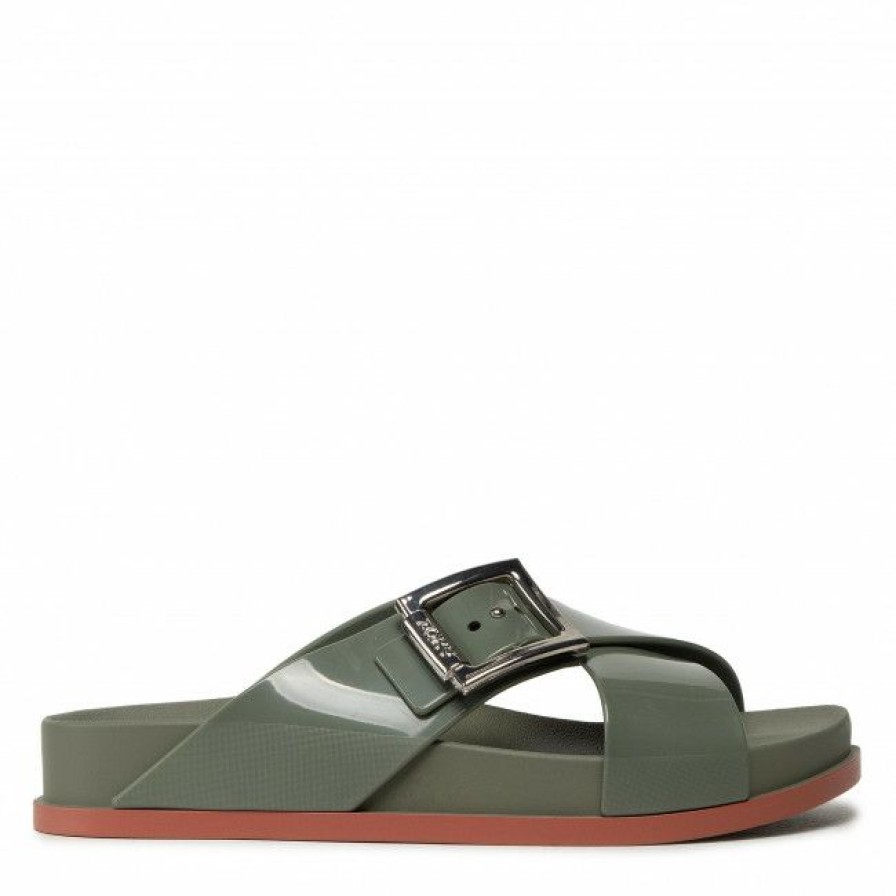 Men'S Shoes * | Casual Mules Slides Zaxy Choice Birken Ad 18283 Green 91153 Jj285056 Green