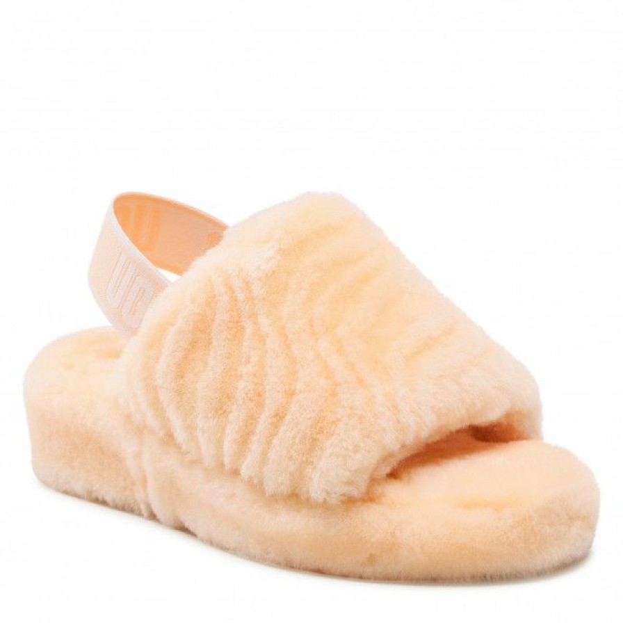 Men'S Shoes * | Casual Sandals Slippers Ugg W Fluff Yeah Wavy 1125009 Pfz Pink