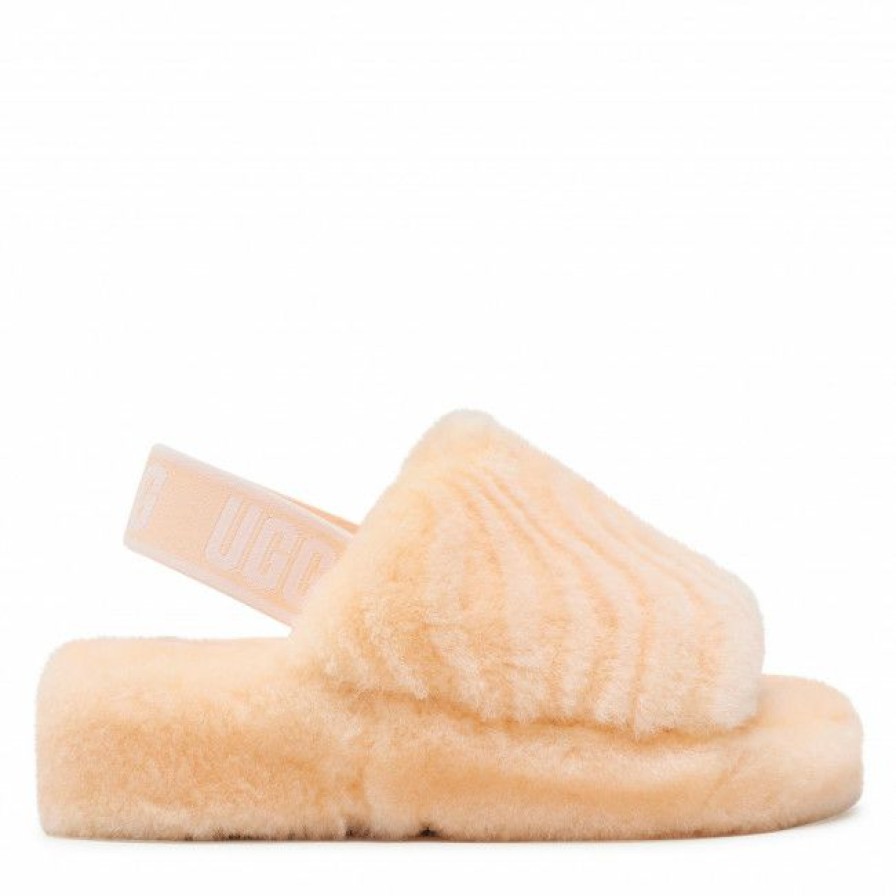 Men'S Shoes * | Casual Sandals Slippers Ugg W Fluff Yeah Wavy 1125009 Pfz Pink