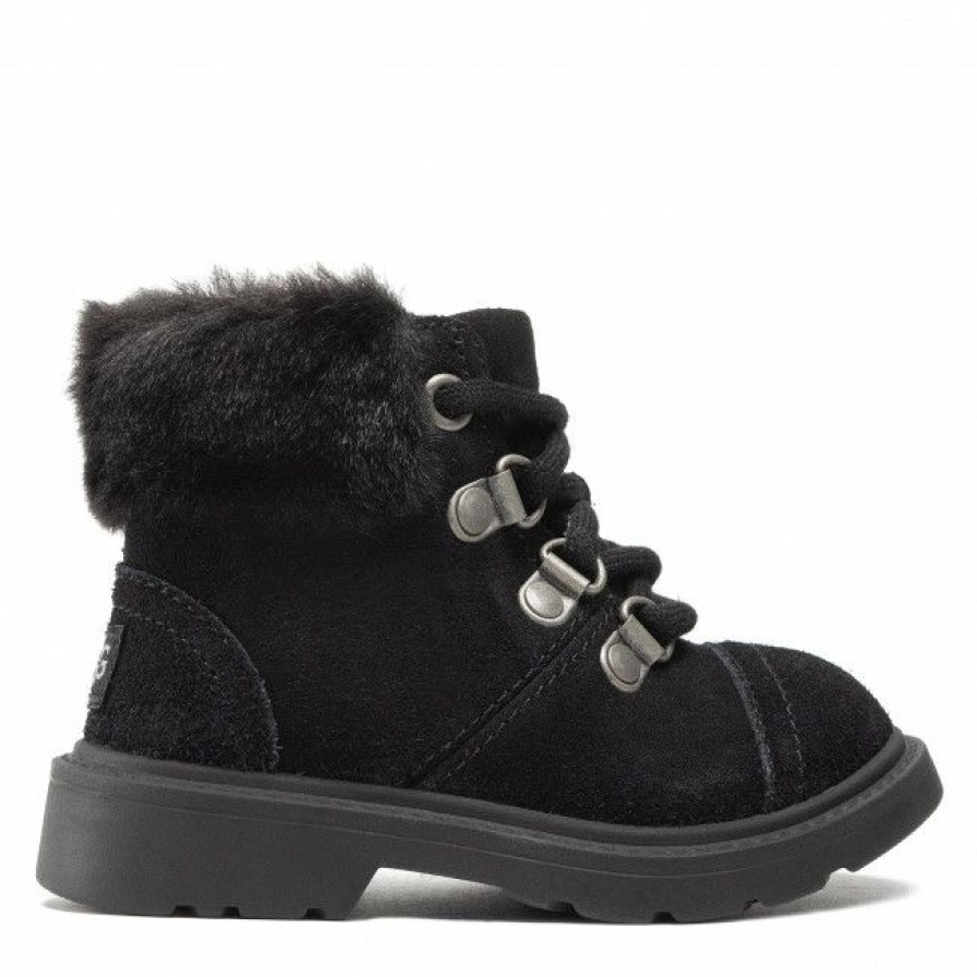 Kids' Shoes * | Boots Ugg T Azell Hiker Weather 1123622T Blks Black