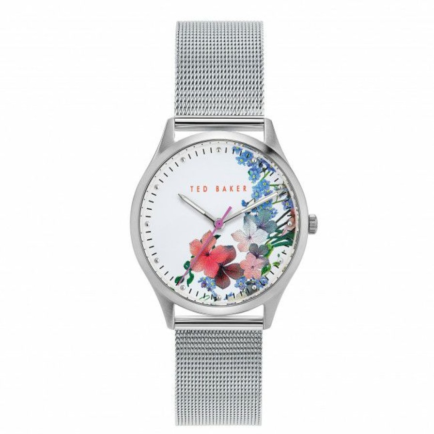 Accessories * | Women'S Wristwatch Ted Baker Belgravia Bkpbgs009 Silver Silver