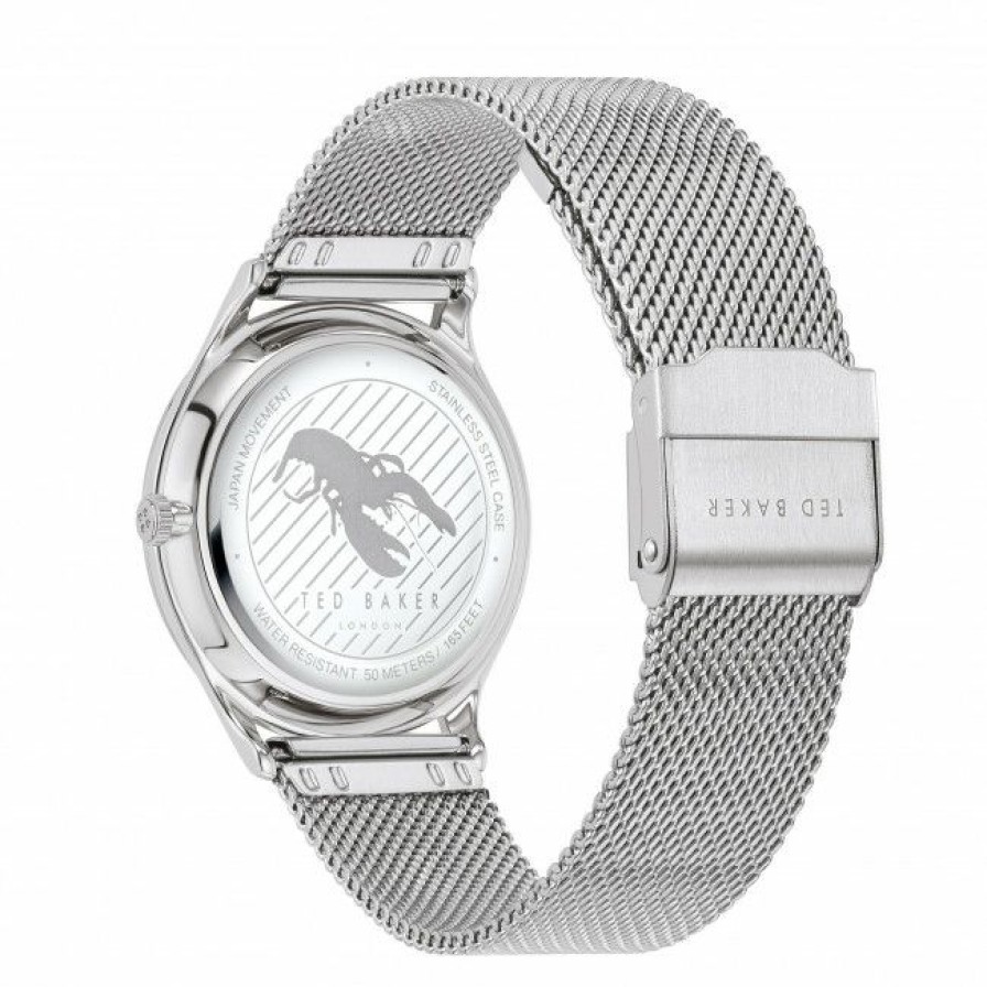 Accessories * | Women'S Wristwatch Ted Baker Belgravia Bkpbgs009 Silver Silver