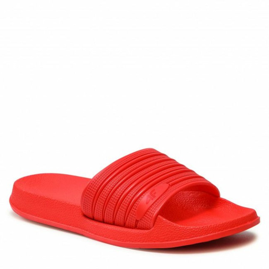 Men'S Shoes * | Casual Mules Slides 4F H4L21-Kld001 62S Red