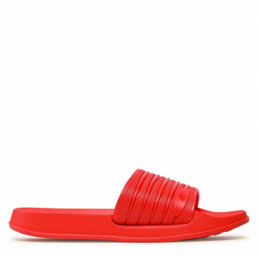 Men'S Shoes * | Casual Mules Slides 4F H4L21-Kld001 62S Red