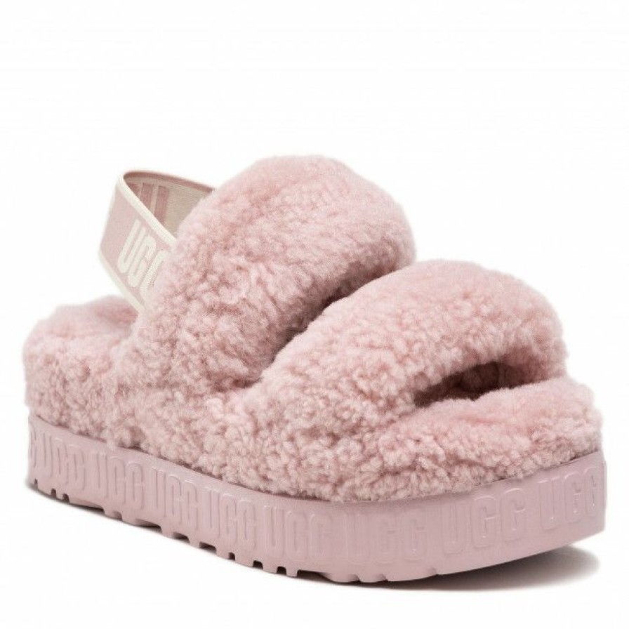 Men'S Shoes * | Slippers Ugg W Oh Fluffita 1120876 Rsgry Pink