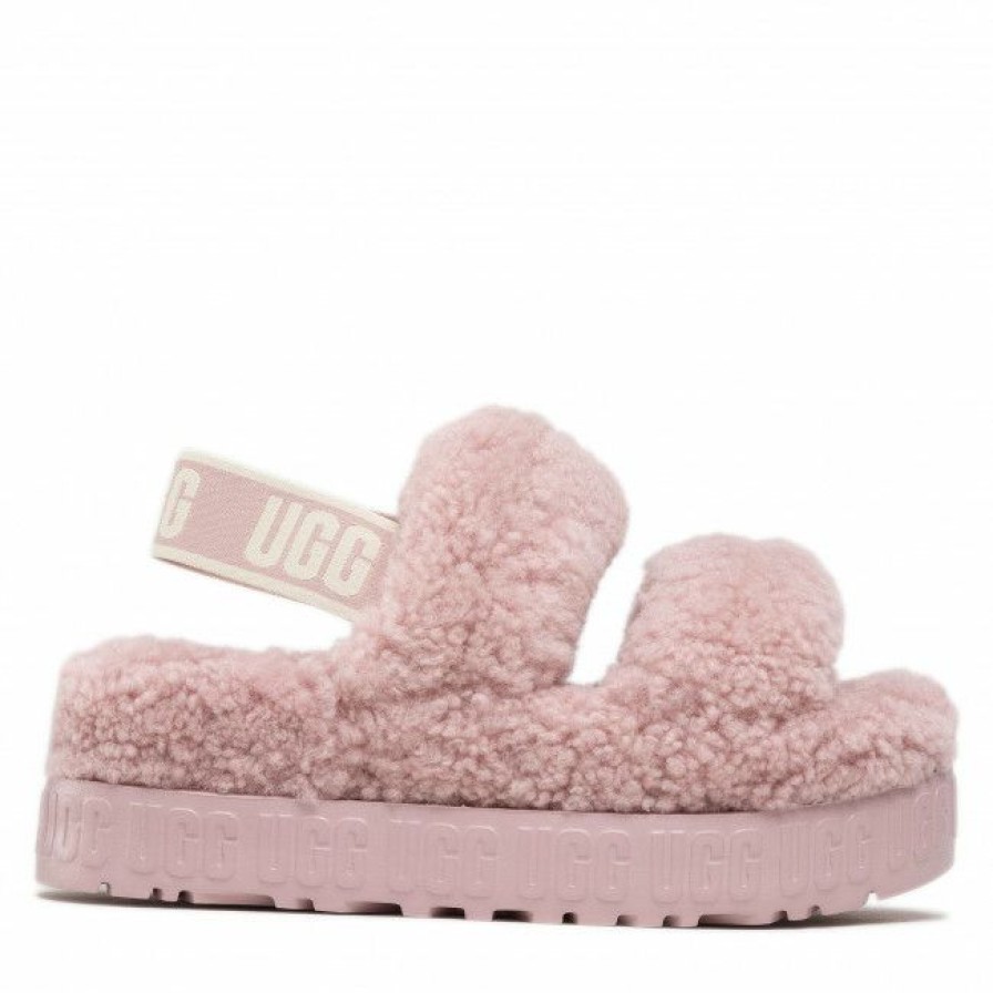 Men'S Shoes * | Slippers Ugg W Oh Fluffita 1120876 Rsgry Pink