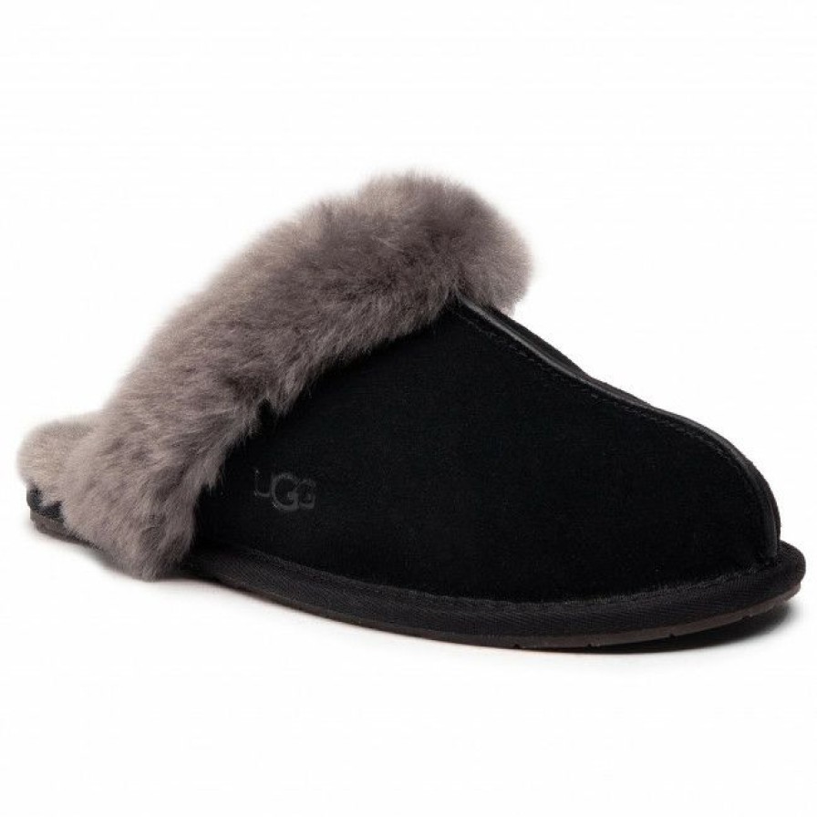 Men'S Shoes * | Slippers Ugg W Scuffette Ii 1106872 Bcgr Black