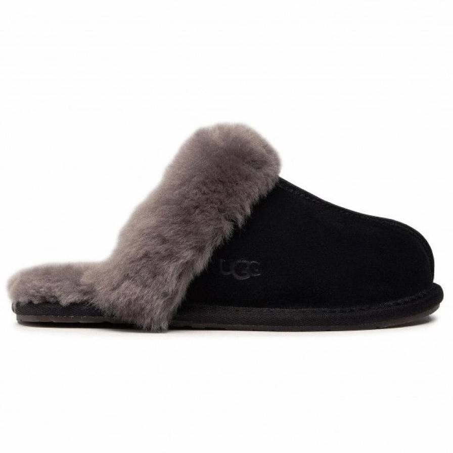 Men'S Shoes * | Slippers Ugg W Scuffette Ii 1106872 Bcgr Black