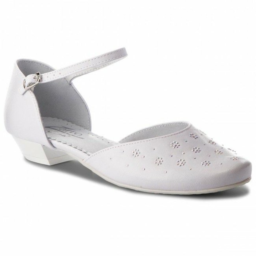 Kids' Shoes * | Communion Shoes Zarro 2381 D White White