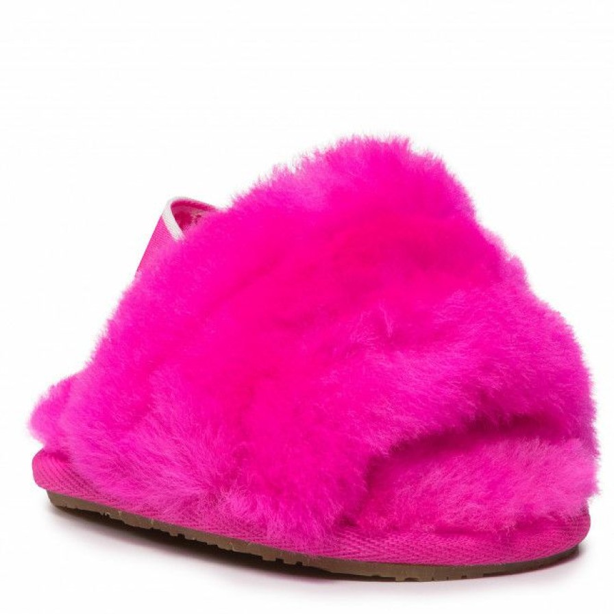 Kids' Shoes * | Slippers Ugg I Fluff Yeah Slide 1098577I Rcr Pink