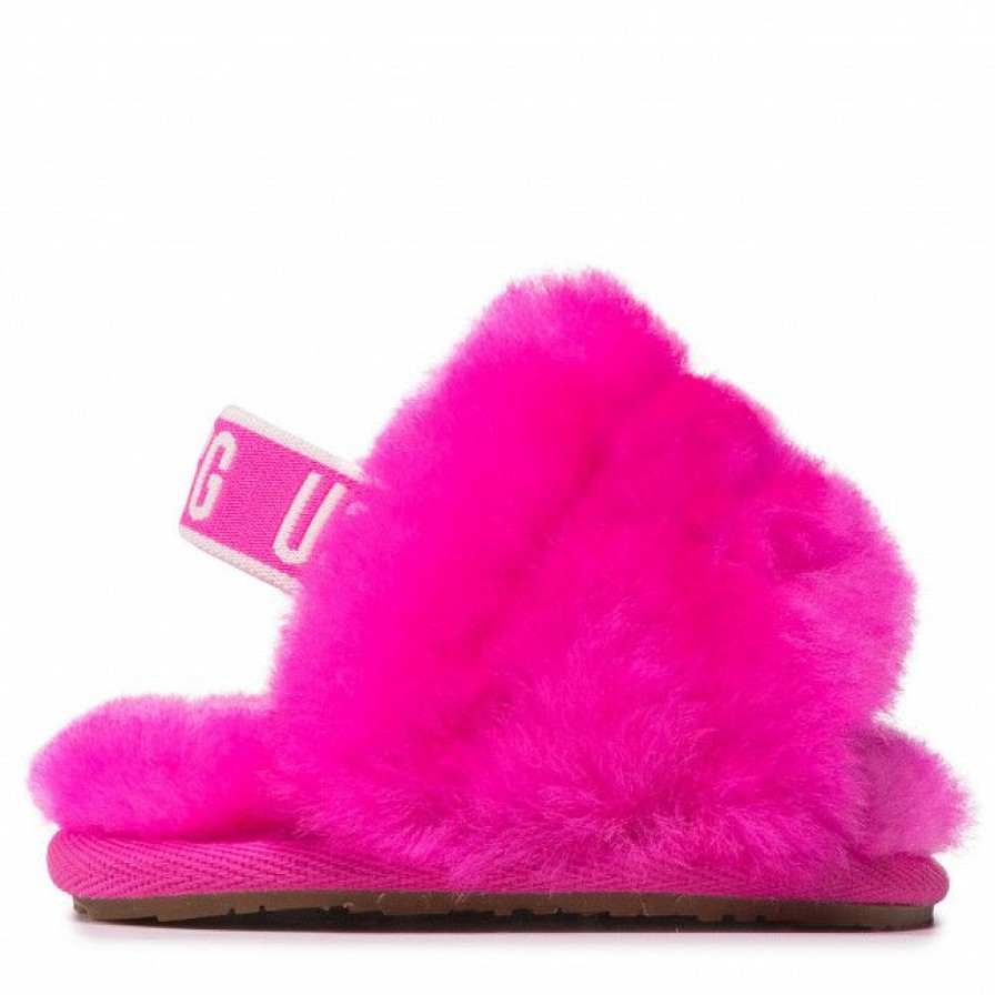 Kids' Shoes * | Slippers Ugg I Fluff Yeah Slide 1098577I Rcr Pink