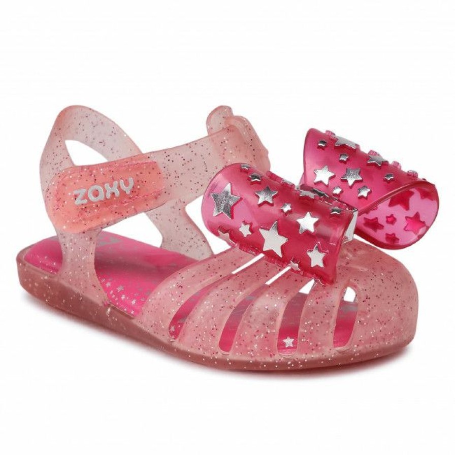 Kids' Shoes * | Sandals Zaxy Fantasia Sand Baby 17940 Pink Glitter 91105 Hh385023 Pink