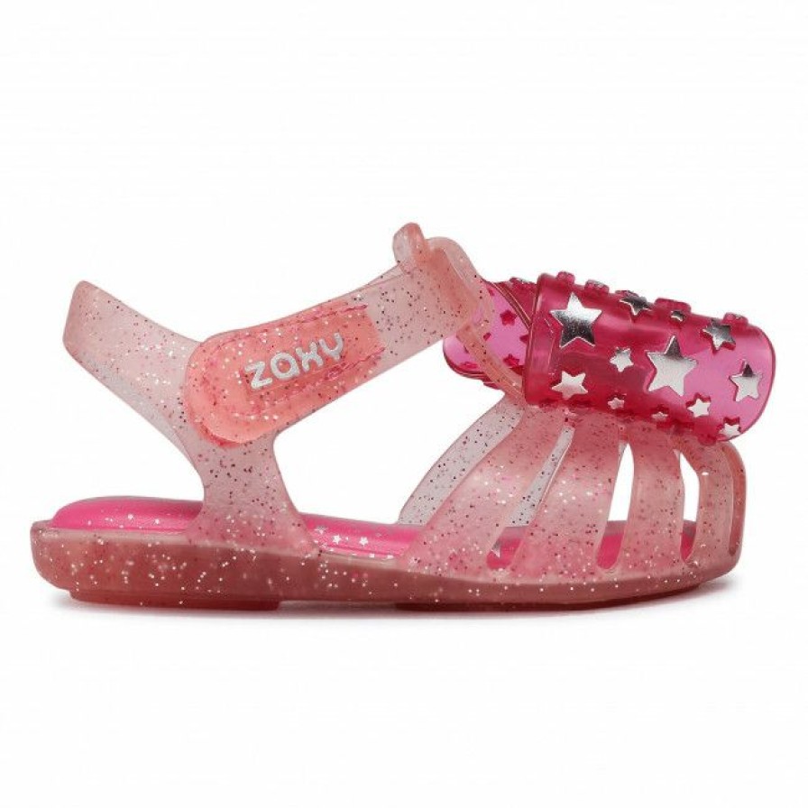 Kids' Shoes * | Sandals Zaxy Fantasia Sand Baby 17940 Pink Glitter 91105 Hh385023 Pink