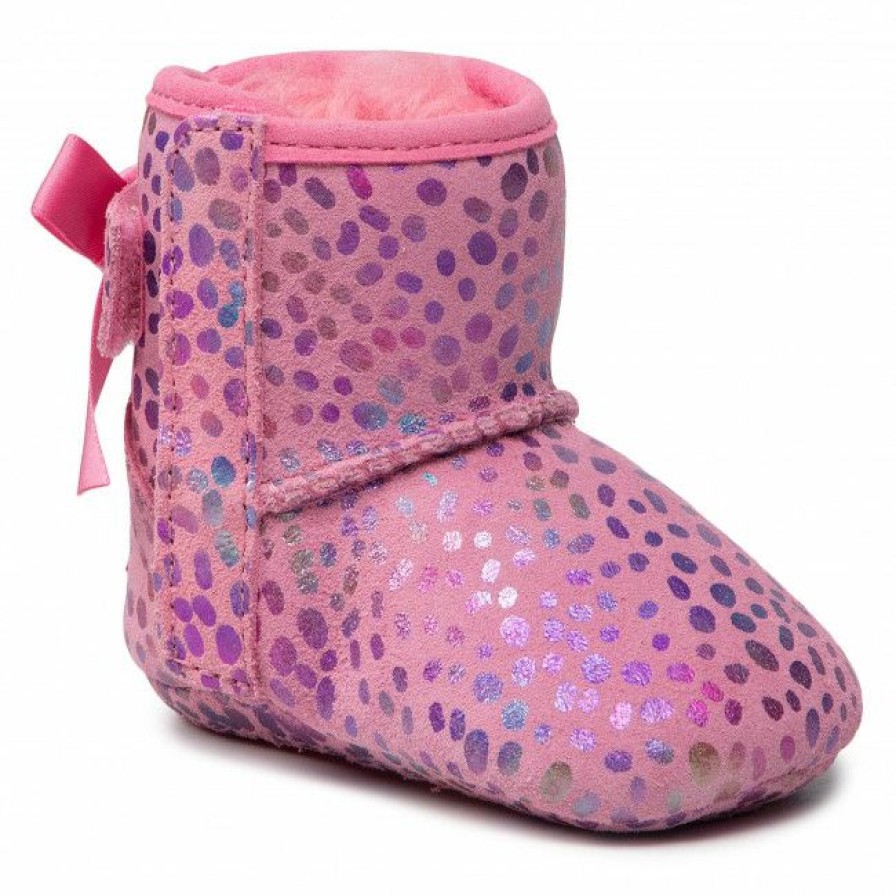 Kids' Shoes * | Jackboots Footwear Ugg I Jesse Bow Ii Spots 11210461 Prss Pink