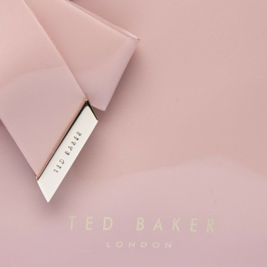 Accessories * | Leather Beauty Case Ted Baker Nicolai 254144 Pl/Pink Pink