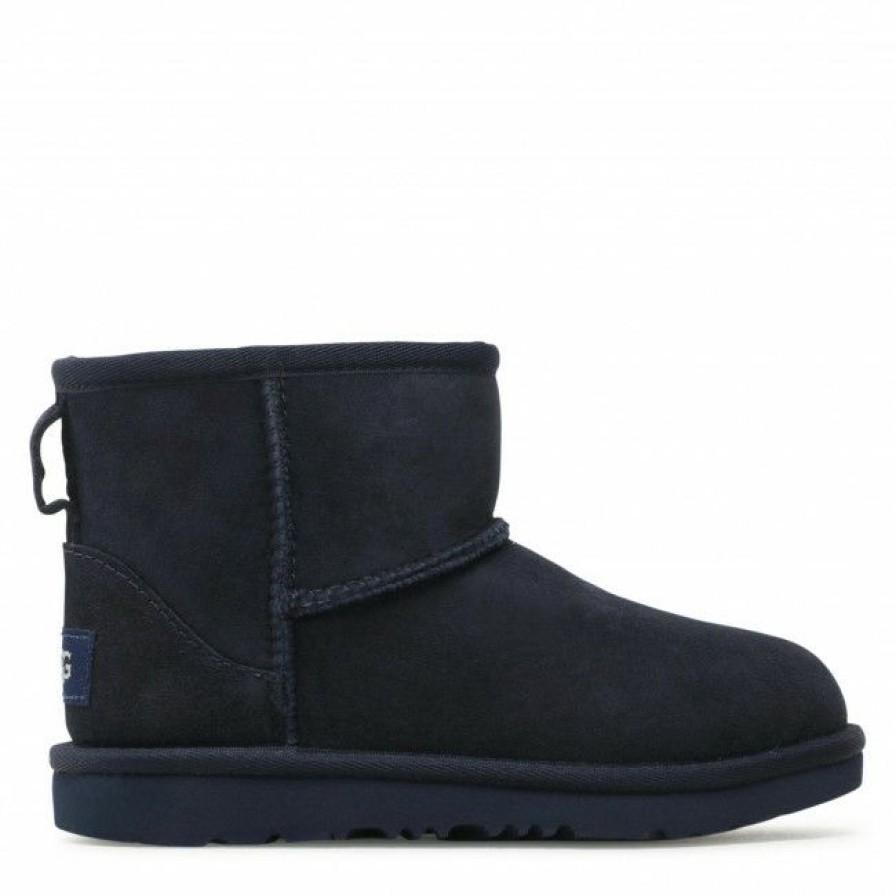 Kids' Shoes * | Winter Boots Footwear Ugg Kids' Classic Mini Ii 1017715K Sngh Navy Blue