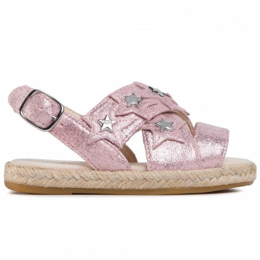 Kids' Shoes * | Sandals Ugg T Allairey Stars 1108949T Pcry Pink