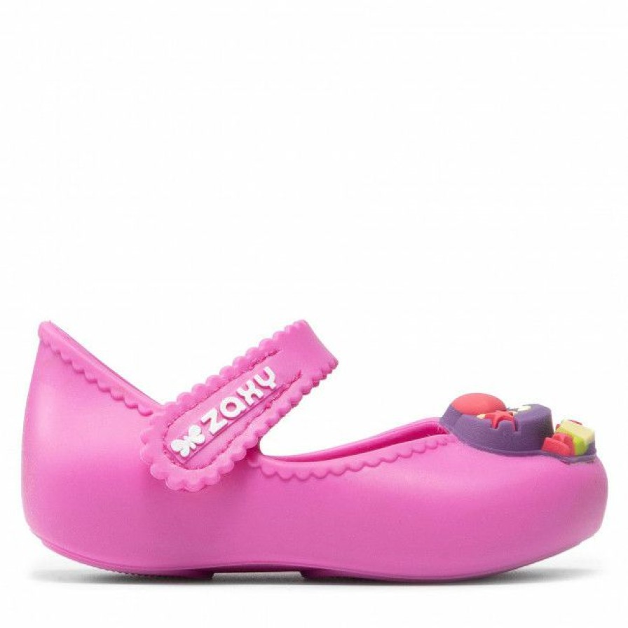 Kids' Shoes * | Velcro Shoes Zaxy Space Baby 82606 Fiolet 50793 Dd385015 Pink