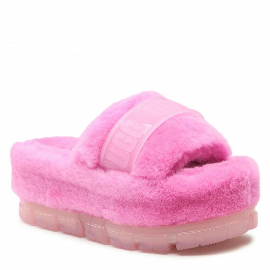 Men'S Shoes * | Slippers Ugg W Fluffita Clear 1131971 Crnt Pink