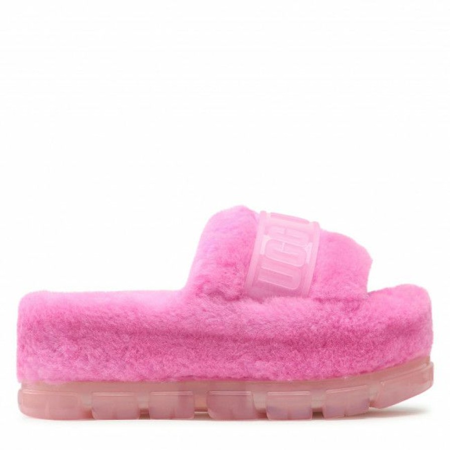 Men'S Shoes * | Slippers Ugg W Fluffita Clear 1131971 Crnt Pink