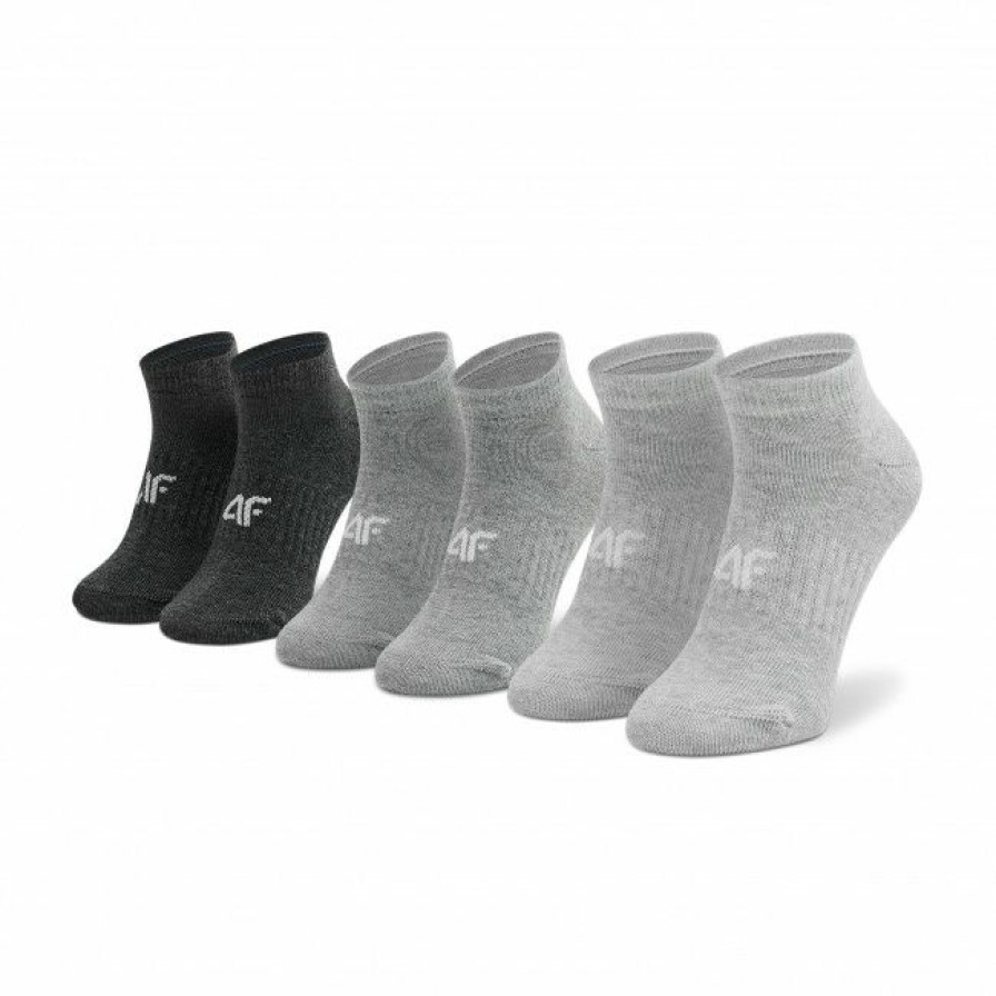 Accessories * | Kids' High Socks 4F Hjl22-Jsom001 27M/25M/24M Grey