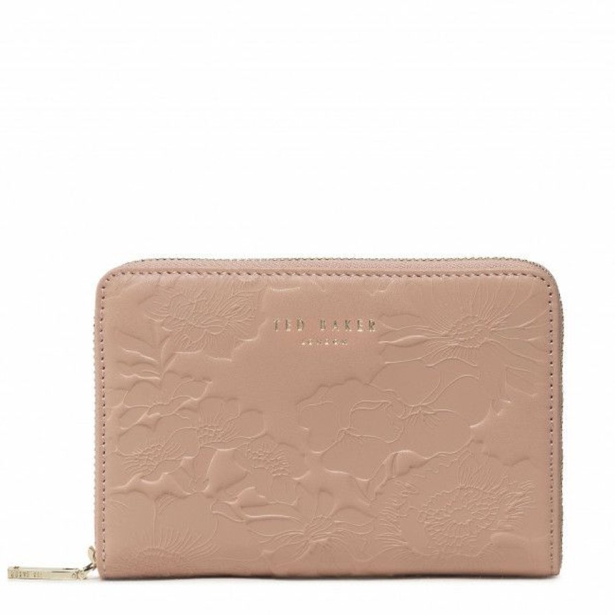 Accessories * | Women'S Wallets Large Women'S Wallet Ted Baker Flosina 262594 Pink Pink