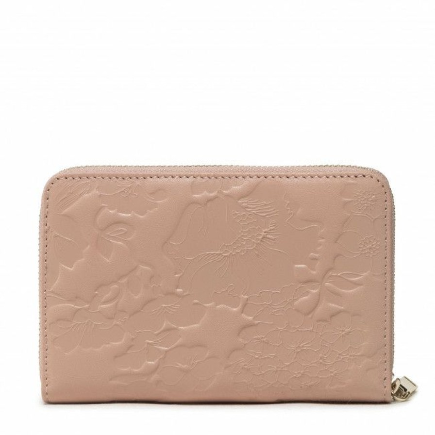 Accessories * | Women'S Wallets Large Women'S Wallet Ted Baker Flosina 262594 Pink Pink