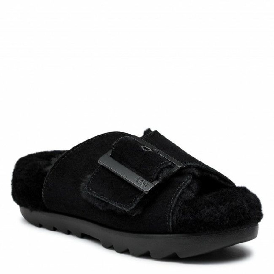 Men'S Shoes * | Casual Mules Slides Ugg W Outslide Buckle 1125048 Blks Black